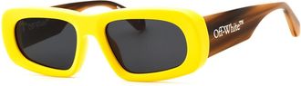 Off-white AUSTIN 1807 Mens Sunglasses Yellow Size 54