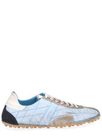 Maison Margiela Blue Quilted Sprinters Sneakers