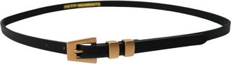 Petit Moments Modern Slim Belt in Black/Gold at Nordstrom, Size X-Small