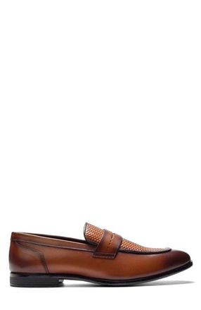 Carlos By Carlos Santana Solstice Penny Loafer in Tan Leather at Nordstrom, Size 10.5