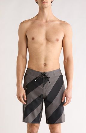 Volcom Manic Board Shorts in Black Combo at Nordstrom Rack, Size 34