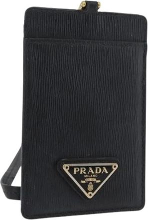Prada Pre-owned Wallets, female, Black, Size: ONE SIZE Pre-owned Vintage Shoulder Bag
