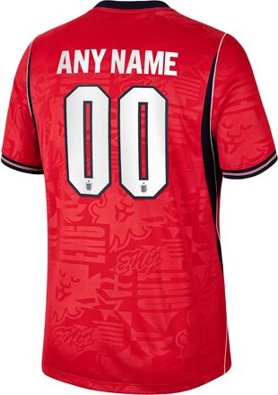 Nike England 2026 Stadium Away Nike Mens Dri-FIT Soccer Replica Custom Jersey By You in Red | NN203939019-CUS