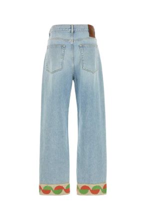 Valentino Garavani Womens Denim Jeans - Light Blue Cotton - Size 25 (Waist)