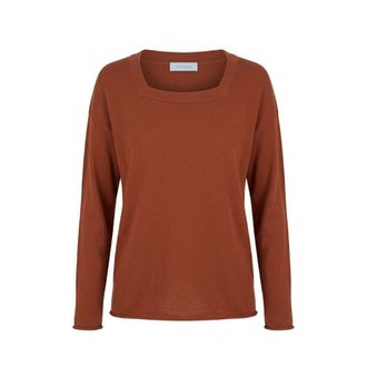 Malo Brown Cotton Womens Womens Sweater
