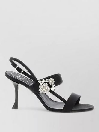 Roger Vivier silk satin high heel sandals