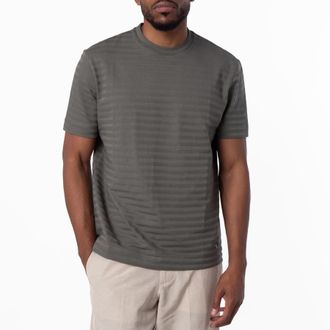 Emporio Armani ASV Jacquard Jersey T-Shirt, Size X-Large