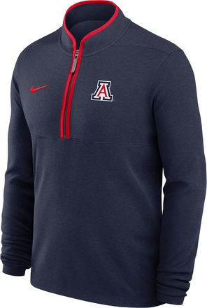 Nike Arizona Victory Nike Mens Dri-FIT College 1/2-Zip Long-Sleeve Top in Blue | 0443069KUAN-APS