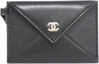 Chanel Pre-owned Mini Bags, female, Black, Size: ONE SIZE Pre-owned Card Case