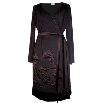 Alberta Ferretti Alberta Ferretti purple wrap dress Size L