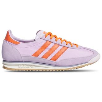adidas Womens Originals SL 72 - Shoes Ice Lavender/Silver Violet/Impact Orange Size 07.5
