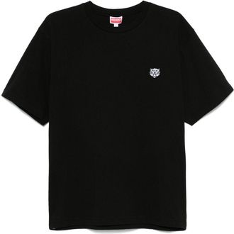 Kenzo Lucky Tiger T-shirt met borduurwerk - Zwart