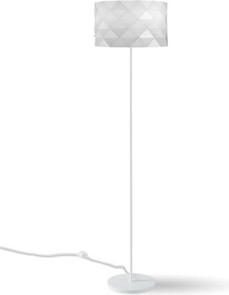 Linea Zero Linea Zero - Lampada Da Terra Moderna 1 Luce Prisma In Polilux Bianco H153 Made In Italy