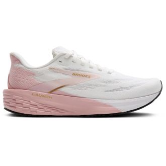 Brooks Womens Launch 11 Road-Running Shoes White 7.5