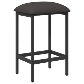 vidaXL Taburete De Bar Gris Oscuro 40 X 32 X 64 Cm Vidaxl