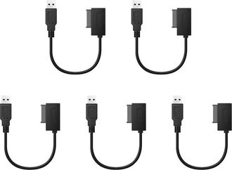 OEM Cable Adaptador Delgado De 13 Pines Para Unidad De Cd/dvd (6p+7p) A Usb 2.0, Compatible Con Pc Y Port&aacute;tiles