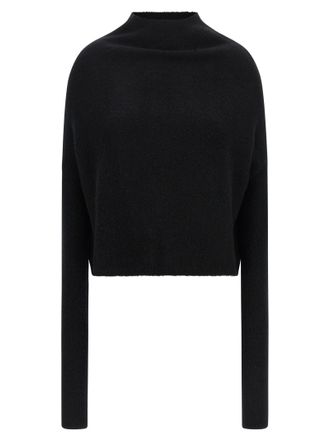 Rick Owens Black Cashmere Womens Cardigan
