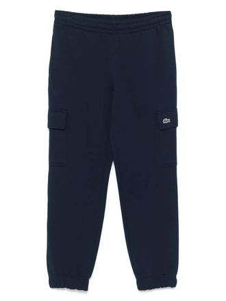 Lacoste cargo track pants - men - Organic Cotton - 5 - Blue