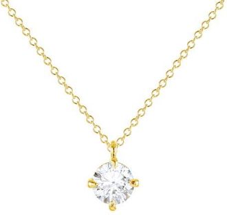 Untamed Petals Joelle Crystal Pendant in Gold at Nordstrom
