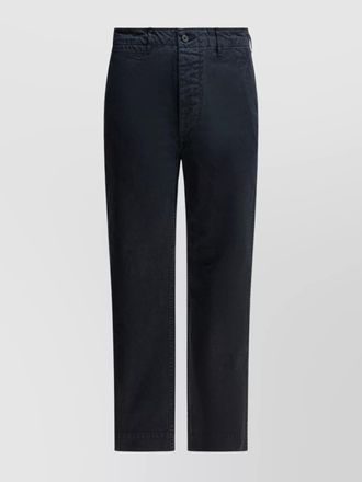 Auralee tailored trousers with pockets and loops