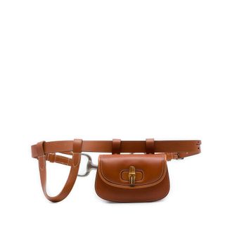 Gucci Pre-owned Gucci Mini Calfskin Bamboo 1947 Belt Bag Ladies TLDNKJX2FN9QZ9S2