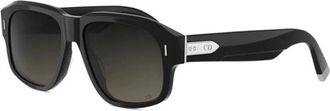 Dior Tailoring N1I Zonnebril - Heren - Zonnebrillen - Zwart - 57 MM - Accessoires
