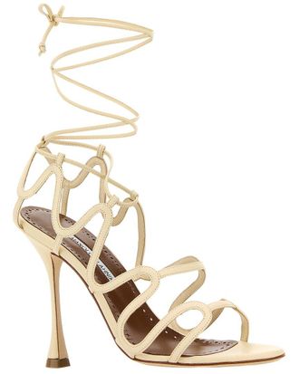 Manolo Blahnik Leather Sandal