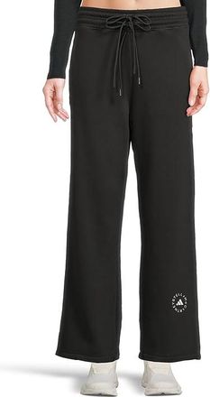 adidas By Stella Mccartney Straight Leg Pants Womens Casual Pants Black : XS, Cotton