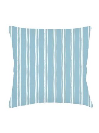 Anaya with Love Ocean Drift Blue Stripe Linen Euro Pillow 26x26 with Down Alternative Insert at Nordstrom