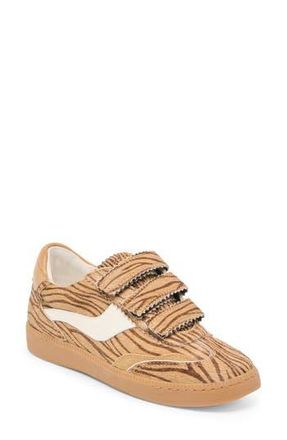 Dolce Vita Notice Sneaker in Walnut Zebra Calf Hair at Nordstrom Rack, Size 8