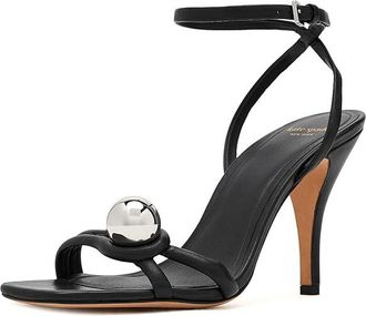 Kate Spade New York Harmony High Heel Sandals Womens Dress Sandals Black : 6.5 M, Leather