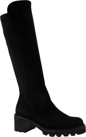 Paul Green Evette Knee High Boot in Black Soft Stretch at Nordstrom, Size 10.5