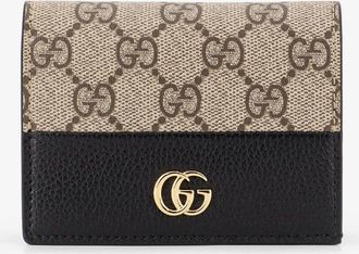 Gucci Portacarte Mini Wallet in pelle e Tessuto GG Supreme - GUCCI - gender_Woman