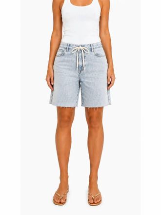 1822 Denim Valinda Drawstring Short In Lake Blue