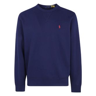 Polo Ralph Lauren Hoodies & sweatvesten, Heren, Blauw, S, Round-neck Truien