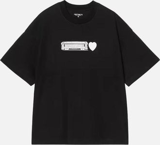 Carhartt Work in Progress Mens Carhartt WIP S/S Deconstructed Label T-Shirt - Black - Size: 40