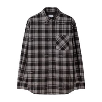 Off-white Sovracamicia in flanella a quadri - - Shirts - Uomo - Multicolore - M