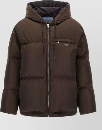 Prada re-nylon oversized quilted down parka coat