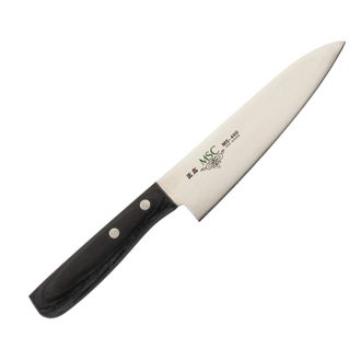 OEM Cuchillo De Chef Masahiro Msc De 15,5 Cm - Acero Mbs-26, Dureza Hrc 58-59, Madera Pakkawood