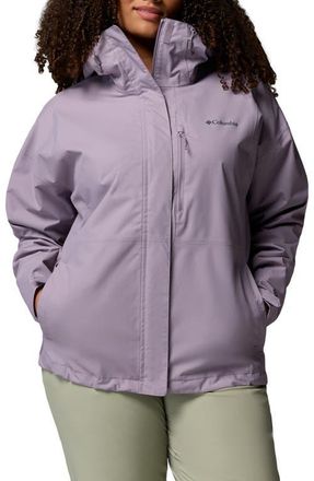 Columbia Hikebound II Waterproof Jacket in Shale Purple at Nordstrom, Size 1X