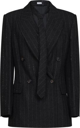 Brunello Cucinelli Donna, Giacche, Grigio, S, new