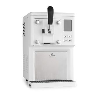 Klarstein Klarstein M&aacute;quina De Helados Sweet Sundae Con Compresor, 1,5 L, Acero Inoxidable Blanco