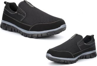 Generic Mens Slip On Trainers Size 6 Boys Trainer Size 6 Slip On Trainers Mens Comfort Trainer Lightweight Comfort Memory Foam Sizes 6-12 Black 10 UK