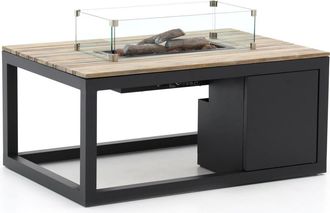 Cosi raw lounge vuurtafel 120x80x55cm