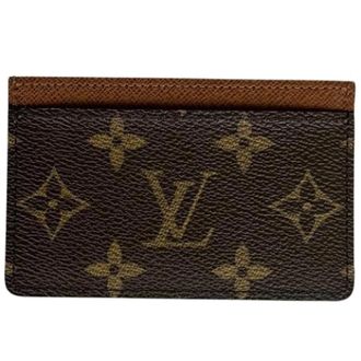 Louis Vuitton Pre-owned Vintage Monogram kaarthouder - Dames - Pre-owned - Bruin - Maat: ONE Size