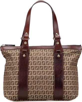 Fendi Bolso Tote Pre-owned Estampado - Pre-owned - Mujer - Marr&oacute;n - ONE SIZE