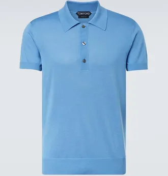 Tom Ford Polo in seta e lino