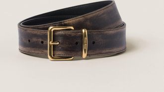 Miu Miu Nappa leather belt