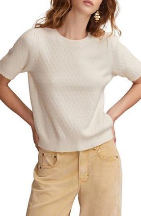 Lucky Brand Cloud Soft Puff Sleeve Sweater in Tofu at Nordstrom Rack, Size Xx-Large