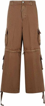 ERL Brown Cotton Trousers